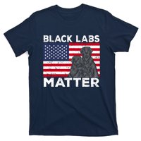 Black Labs Matter Parody Labrador Dog 4th Of July T-Shirt