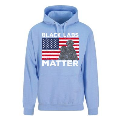 Black Labs Matter Parody Labrador Dog 4th Of July Unisex Surf Hoodie