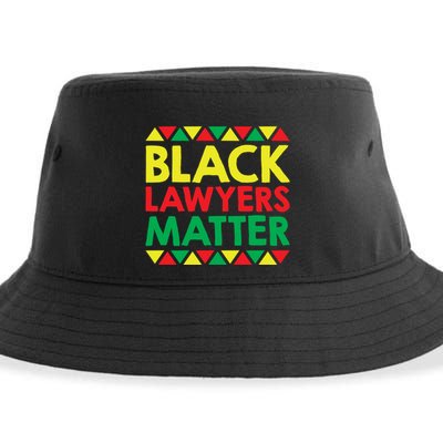 Black Lawyers Matter Gift African American And Black Pride Funny Gift Sustainable Bucket Hat