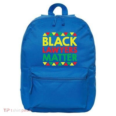 Black Lawyers Matter Gift African American And Black Pride Funny Gift 16 in Basic Backpack