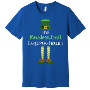 Basketball Leprechaun Matching Family St Patrick's Day Gift Premium T-Shirt