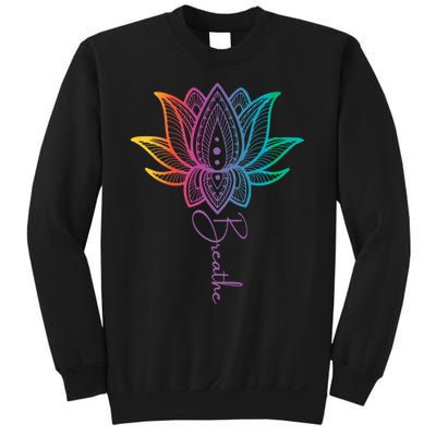 Breathe Lotus Mandala Unalome Inspire & Shine Creations Sweatshirt