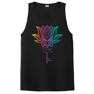 Breathe Lotus Mandala Unalome Inspire & Shine Creations PosiCharge Competitor Tank