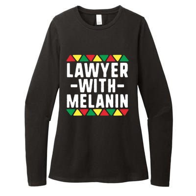 Black Lawyers Matter Gift Lawyer With Melanin Attorney Funny Gift Womens CVC Long Sleeve Shirt