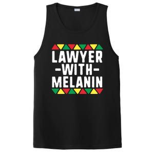 Black Lawyers Matter Gift Lawyer With Melanin Attorney Funny Gift PosiCharge Competitor Tank