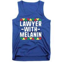 Black Lawyers Matter Gift Lawyer With Melanin Attorney Funny Gift Tank Top