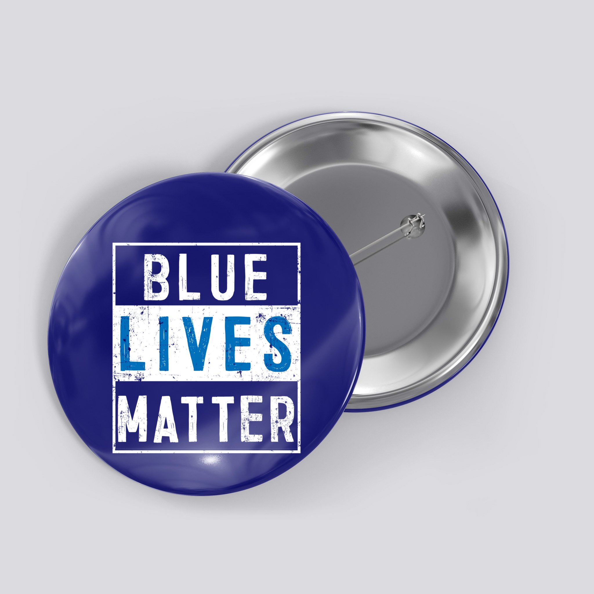 Blue Lives Matter Funny Police Officer Supporter Gift Great Gift Button