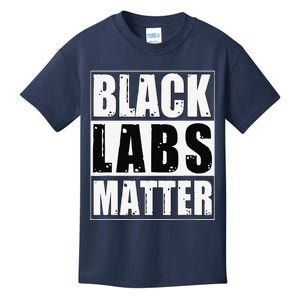 Black Labs Matter Funny Labrador Dog Lover Humor Kids T-Shirt