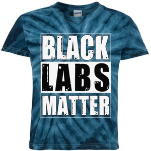 Black Labs Matter Funny Labrador Dog Lover Humor Kids Tie-Dye T-Shirt