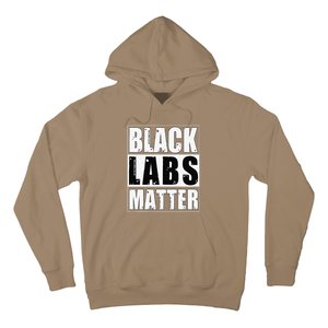 Black Labs Matter Funny Labrador Dog Lover Humor Hoodie