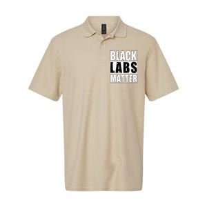 Black Labs Matter Funny Labrador Dog Lover Humor Softstyle Adult Sport Polo