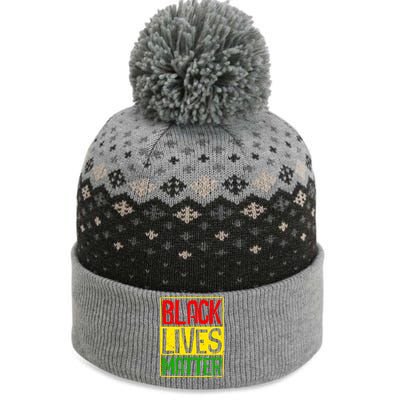 Black Lives Matter Blm Melanin Hu Rights Juneteenth Gift The Baniff Cuffed Pom Beanie