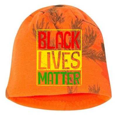 Black Lives Matter Blm Melanin Hu Rights Juneteenth Gift Kati - Camo Knit Beanie