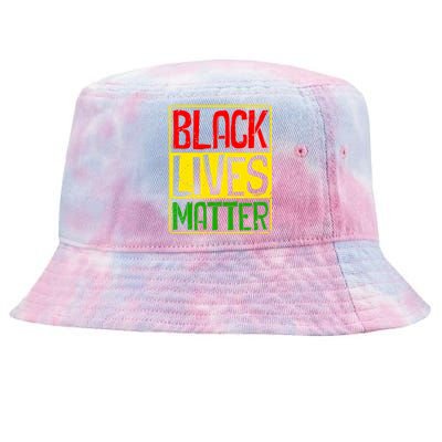 Black Lives Matter Blm Melanin Hu Rights Juneteenth Gift Tie-Dyed Bucket Hat