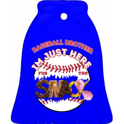 Baseball Lover Meaningful Gift Ceramic Bell Ornament