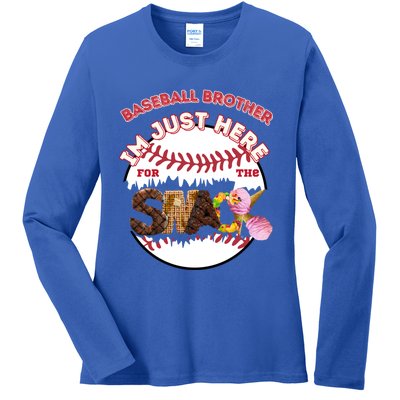 Baseball Lover Meaningful Gift Ladies Long Sleeve Shirt