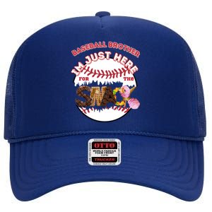 Baseball Lover Meaningful Gift High Crown Mesh Back Trucker Hat