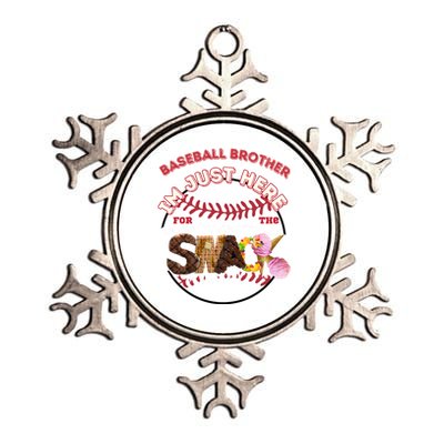 Baseball Lover Meaningful Gift Metallic Star Ornament