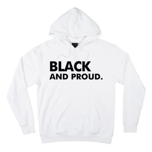 Black Lives Matter Black And Proud Hoodie