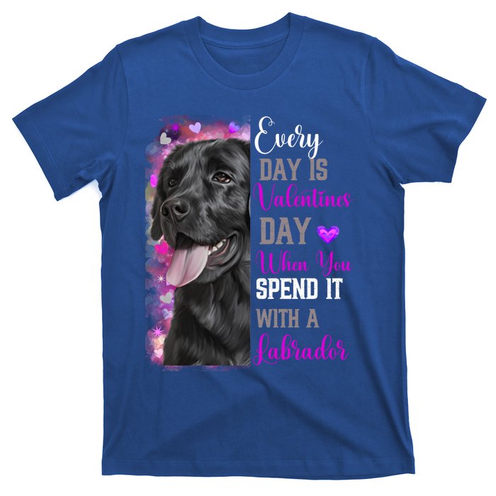 Black Lab Mom Funny Valentines Day Dog Lovers Labrador Cute Gift T-Shirt