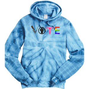 Black Lives Matter Vote LGBT Gay Rights Feminist Equality Tie Dye Hoodie