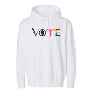 Black Lives Matter Vote LGBT Gay Rights Feminist Equality Garment-Dyed Fleece Hoodie