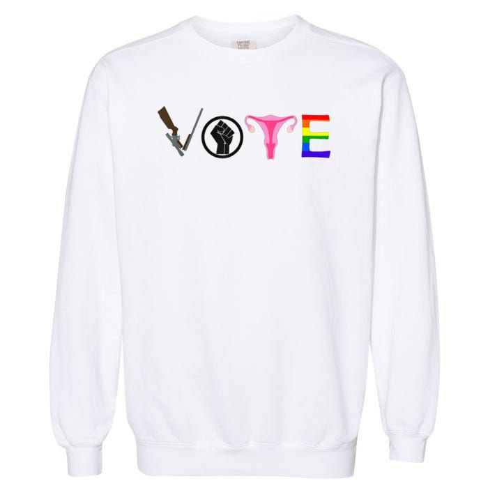 Black Lives Matter Vote LGBT Gay Rights Feminist Equality Garment-Dyed Sweatshirt