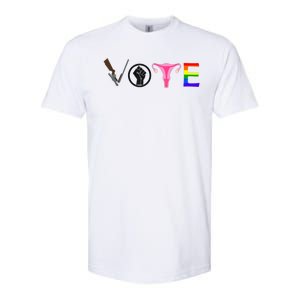 Black Lives Matter Vote LGBT Gay Rights Feminist Equality Softstyle CVC T-Shirt