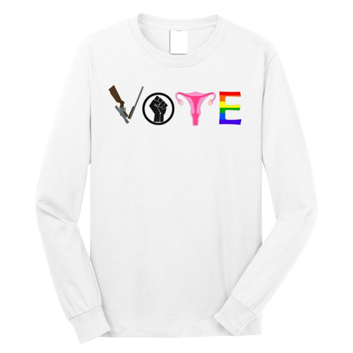 Black Lives Matter Vote LGBT Gay Rights Feminist Equality Long Sleeve Shirt