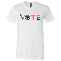 Black Lives Matter Vote LGBT Gay Rights Feminist Equality V-Neck T-Shirt