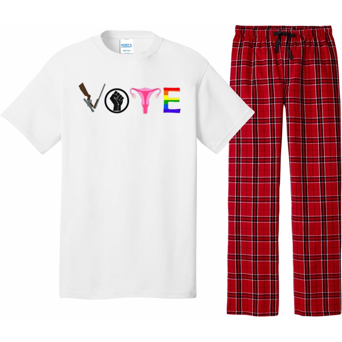 Black Lives Matter Vote LGBT Gay Rights Feminist Equality Pajama Set