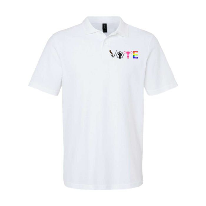 Black Lives Matter Vote LGBT Gay Rights Feminist Equality Softstyle Adult Sport Polo