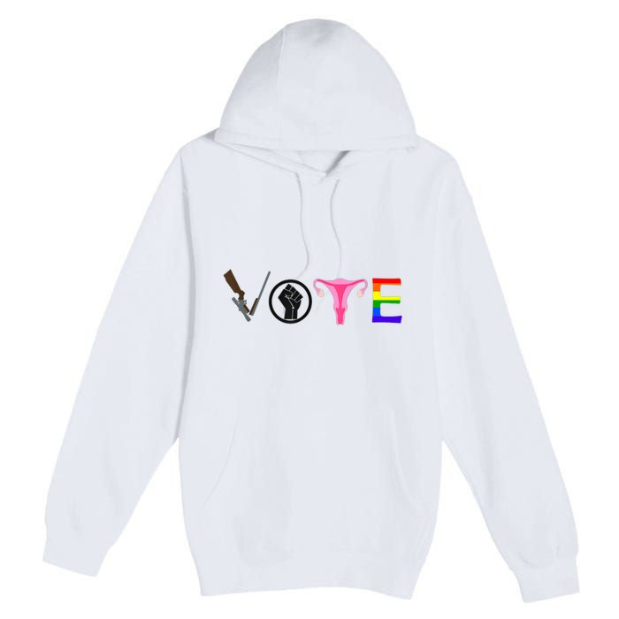 Black Lives Matter Vote LGBT Gay Rights Feminist Equality Premium Pullover Hoodie