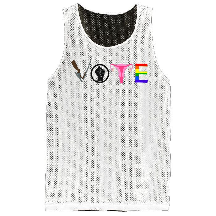 Black Lives Matter Vote LGBT Gay Rights Feminist Equality Mesh Reversible Basketball Jersey Tank