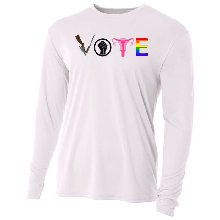 Black Lives Matter Vote LGBT Gay Rights Feminist Equality Cooling Performance Long Sleeve Crew