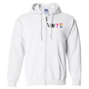 Black Lives Matter Vote LGBT Gay Rights Feminist Equality Full Zip Hoodie