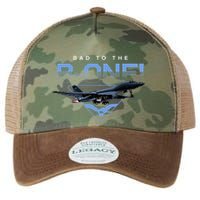 B1 Lancer Military Jet Bomber Airplane Bad To The Bone Legacy Tie Dye Trucker Hat