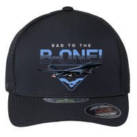 B1 Lancer Military Jet Bomber Airplane Bad To The Bone Flexfit Unipanel Trucker Cap