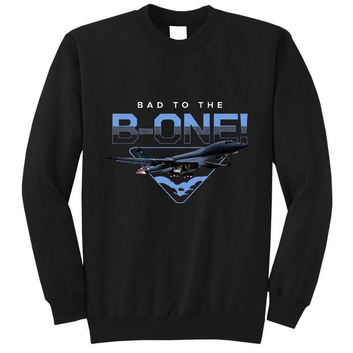 B1 Lancer Military Jet Bomber Airplane Bad To The Bone Tall Sweatshirt