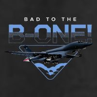 B1 Lancer Military Jet Bomber Airplane Bad To The Bone 25L Jumbo Tote