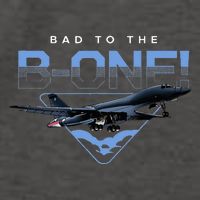 B1 Lancer Military Jet Bomber Airplane Bad To The Bone Vector Backpack