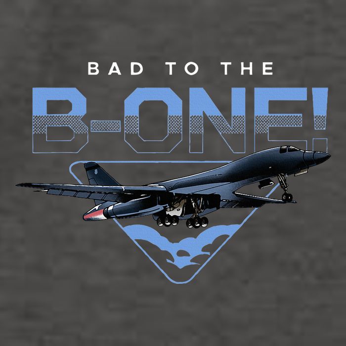 B1 Lancer Military Jet Bomber Airplane Bad To The Bone Vector Backpack