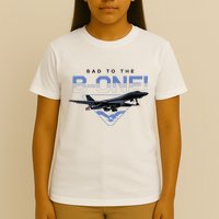 B1 Lancer Military Jet Bomber Airplane Bad To The Bone T-Shirt