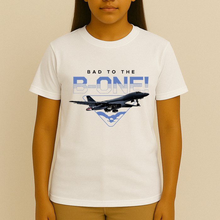 B1 Lancer Military Jet Bomber Airplane Bad To The Bone T-Shirt