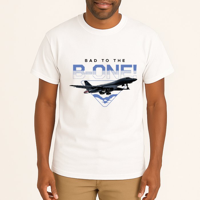 B1 Lancer Military Jet Bomber Airplane Bad To The Bone Tall T-Shirt