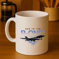 B1 Lancer Military Jet Bomber Airplane Bad To The Bone Mug