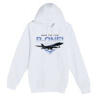B1 Lancer Military Jet Bomber Airplane Bad To The Bone Premium Pullover Hoodie