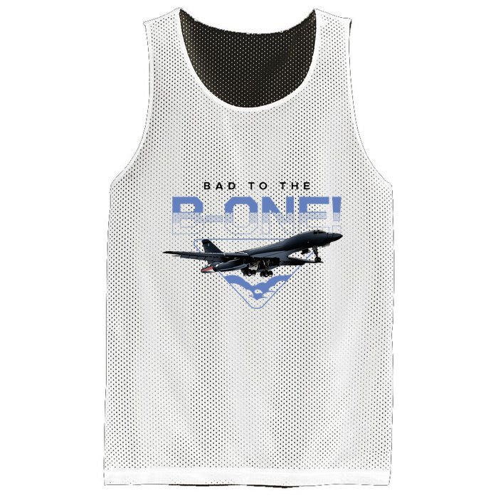 B1 Lancer Military Jet Bomber Airplane Bad To The Bone Mesh Reversible Basketball Jersey Tank