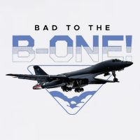 B1 Lancer Military Jet Bomber Airplane Bad To The Bone Trucker Hat