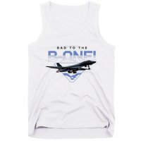 B1 Lancer Military Jet Bomber Airplane Bad To The Bone Tank Top